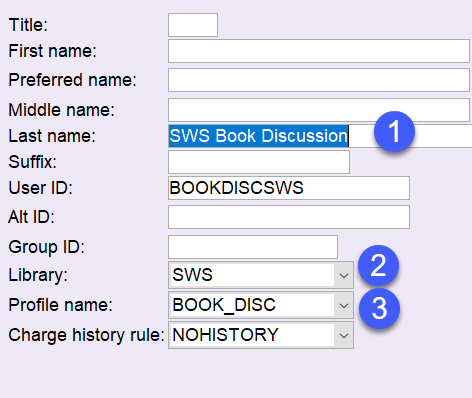 Book Discussion Name and Library agency