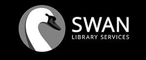 swan logo in grayscale