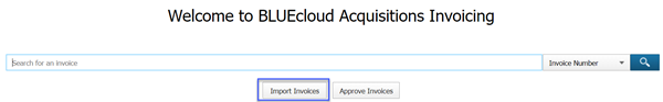 click import invoices button