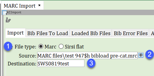 marc Order Import Wizard