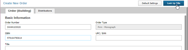 Look up title feature