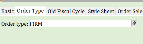 Rollover basic orders - order type