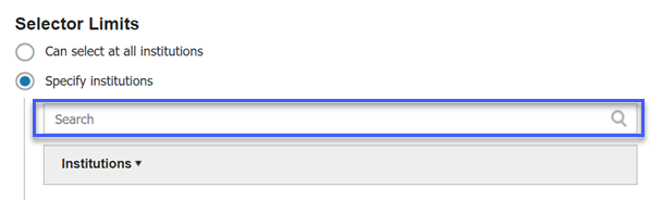 move library to institution list