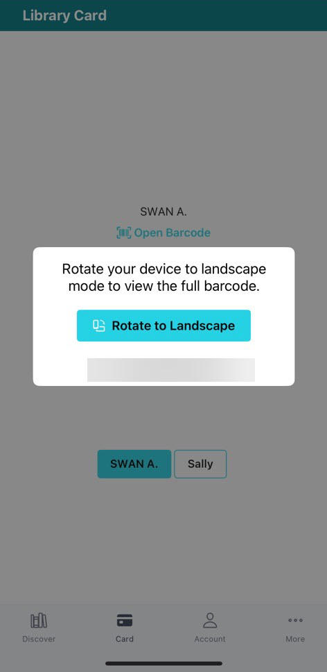 app prompt to rotate to landscape mode