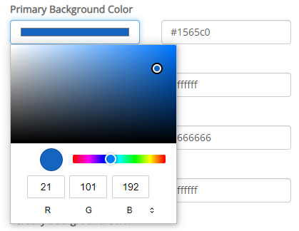 color picker tool in the catalog