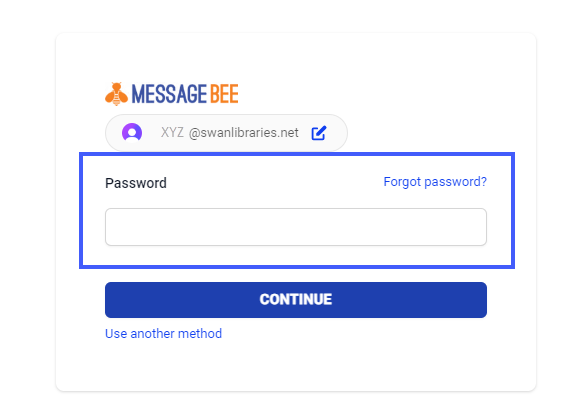 Enter password