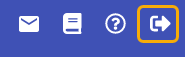 Log out button
